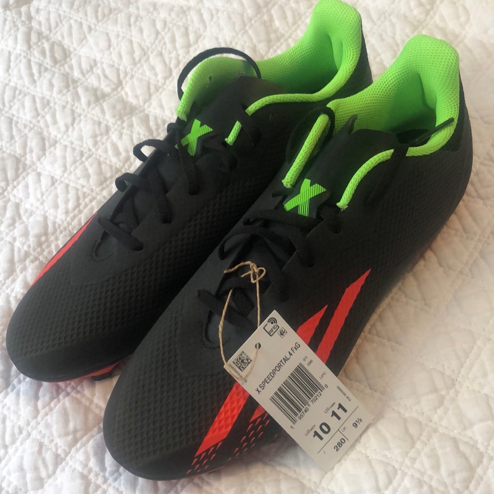 Adidas X speedportal .4 cleats size 10